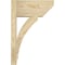 Ekena Millwork Thorton Slat Rough Sawn Outlooker, Douglas Fir, 8"W x 16"D x 24"H OUT08X16X24THR06RDF - alternate 2